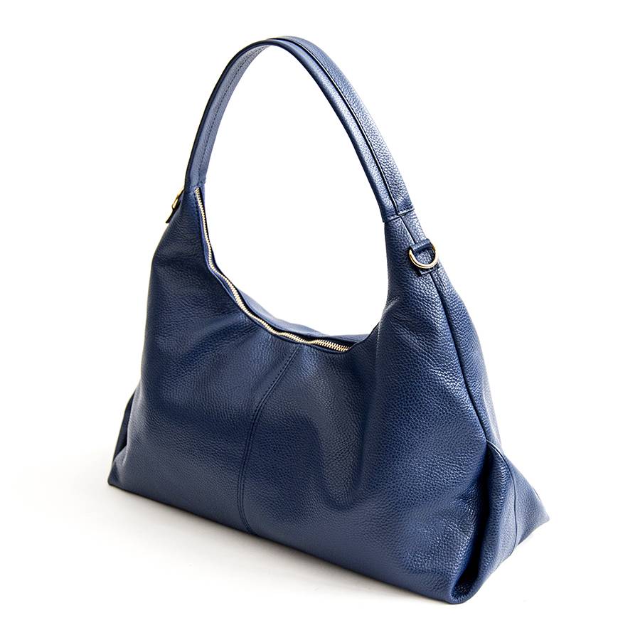 Laura Di Maggio VANESSA – Maxi sacca in pelle blu In Linea