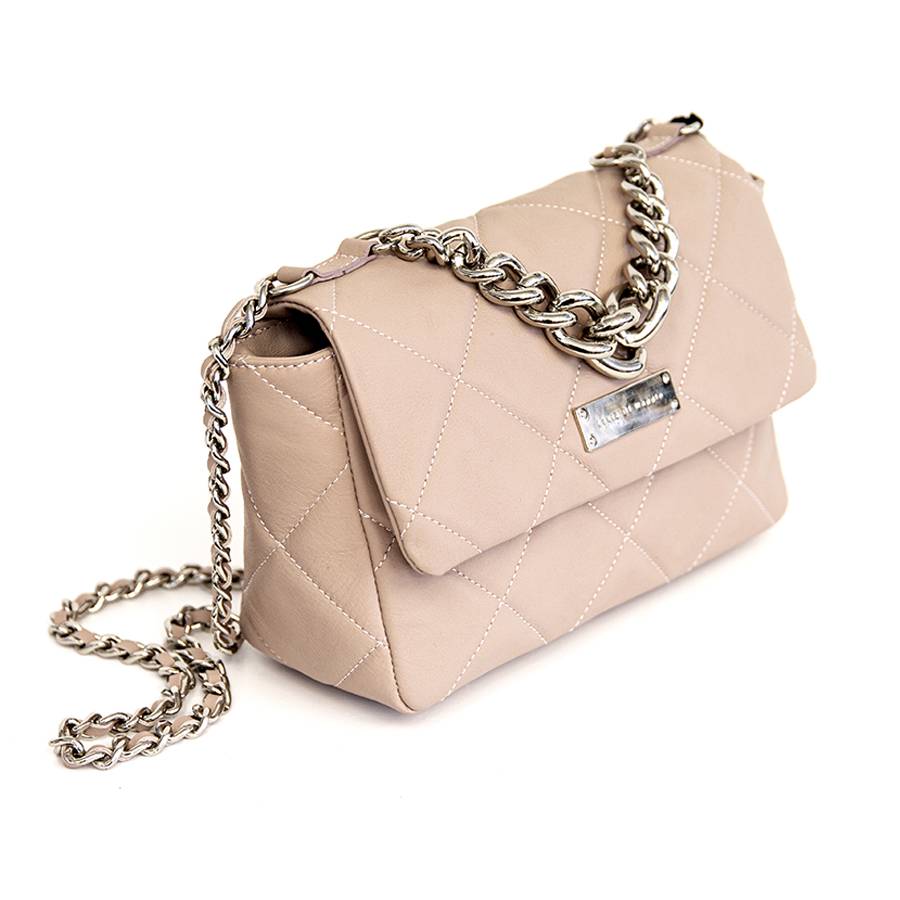 Laura Di Maggio EDITH – borsa trapuntata elegant cipria Negozi Online