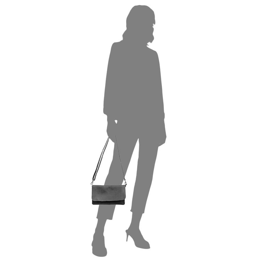 Laura Di Maggio CLAIRE – pochette sottile nera in pelle dollaro Ultimi tre giorni
