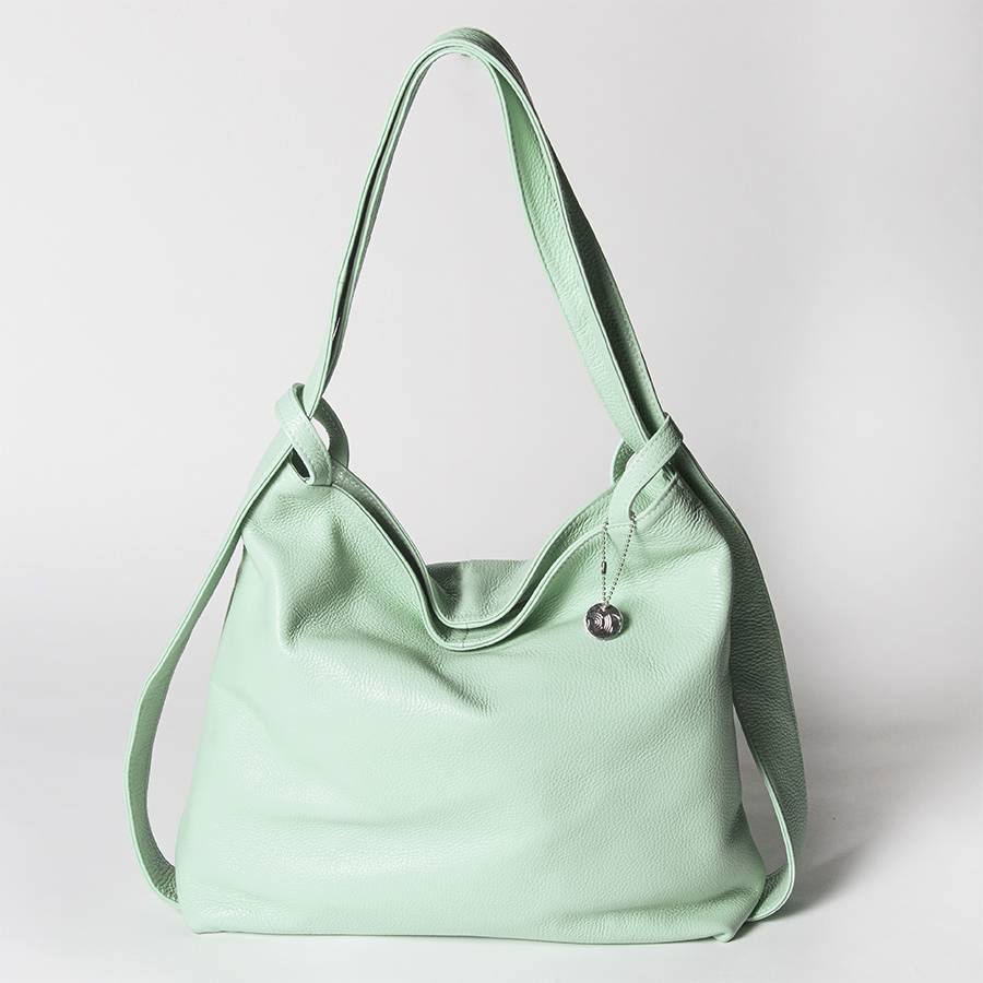 Laura Di Maggio VENICE – Zaino/borsa in pelle dollaro menta Sconto