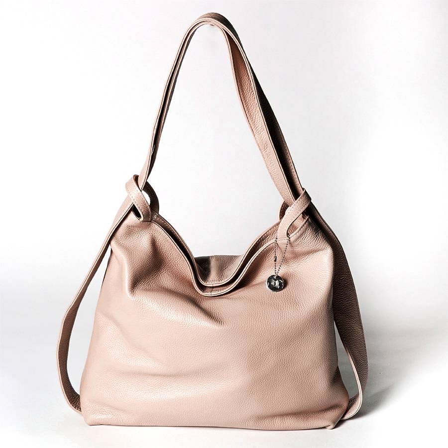 Laura Di Maggio VENICE – Zaino/borsa in pelle dollaro rosa Saldi