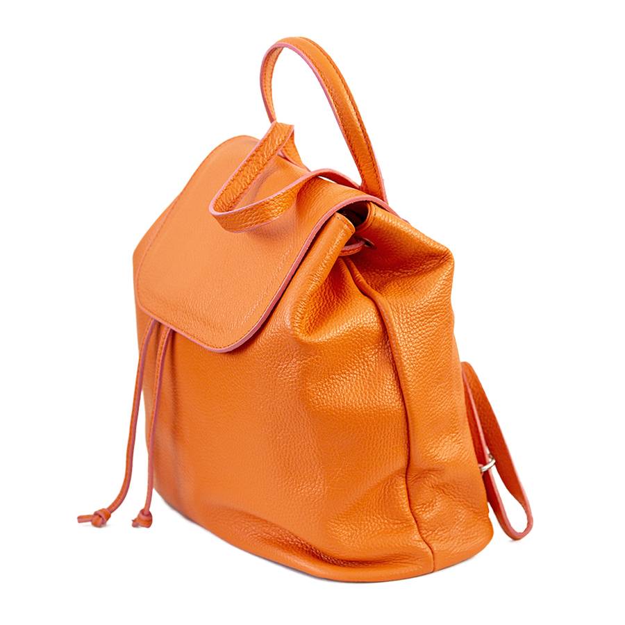 Laura Di Maggio LEIDA – Zaino in pelle dollaro arancio Negozio