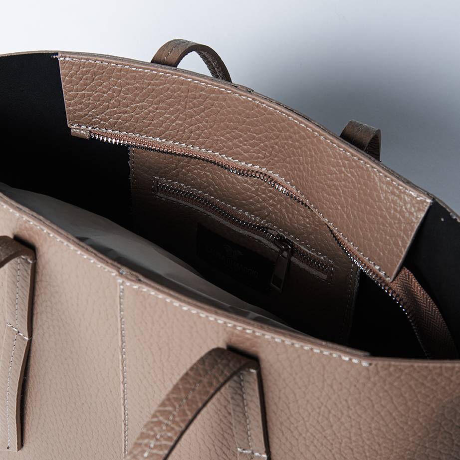 Laura Di Maggio MARGÒ Small – Shopper in pelle dollaro color bruciato Online