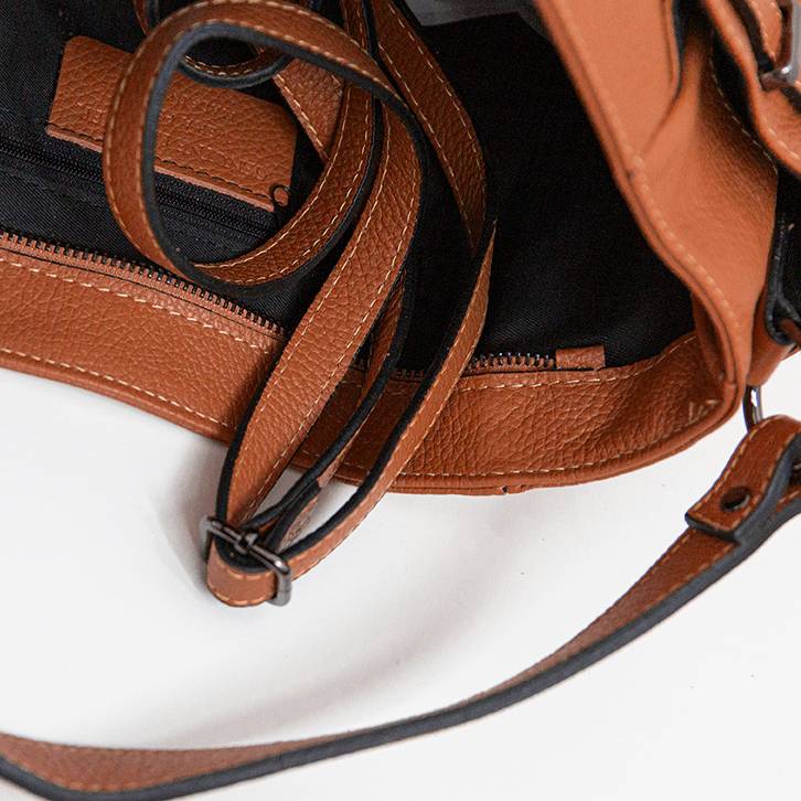 Laura Di Maggio ELYN – Borsa in pelle dollaro arancio Saldi Di Fabbrica