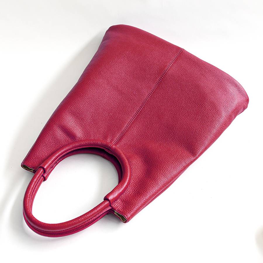 Laura Di Maggio INDIA – Maxi borsa con manico tondo in pelle azalea Fino Al -60%