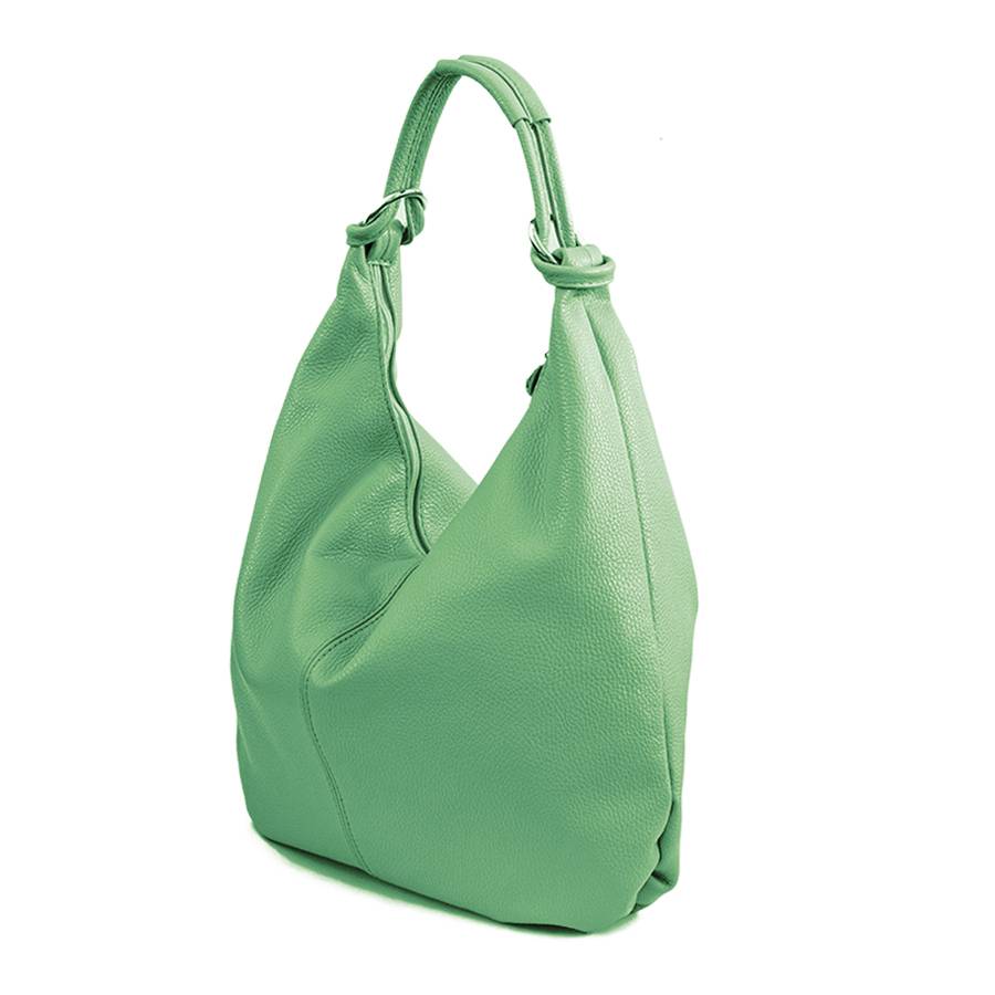 Laura Di Maggio ASIA – Maxi sacca in pelle dollaro verde Sottocosto