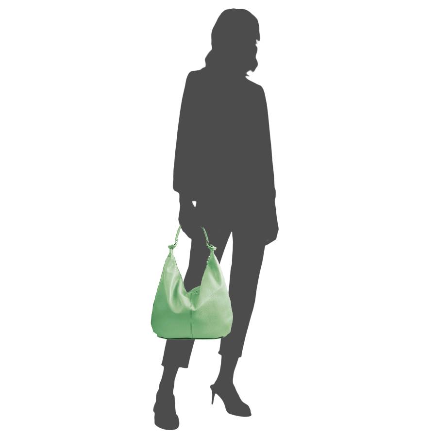 Laura Di Maggio ASIA – Maxi sacca in pelle dollaro verde Sottocosto