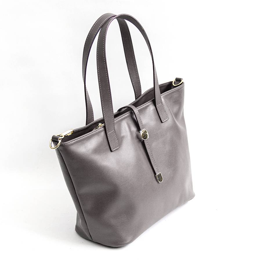 Laura Di Maggio LADY – shopping in pelle soft acacia Presa