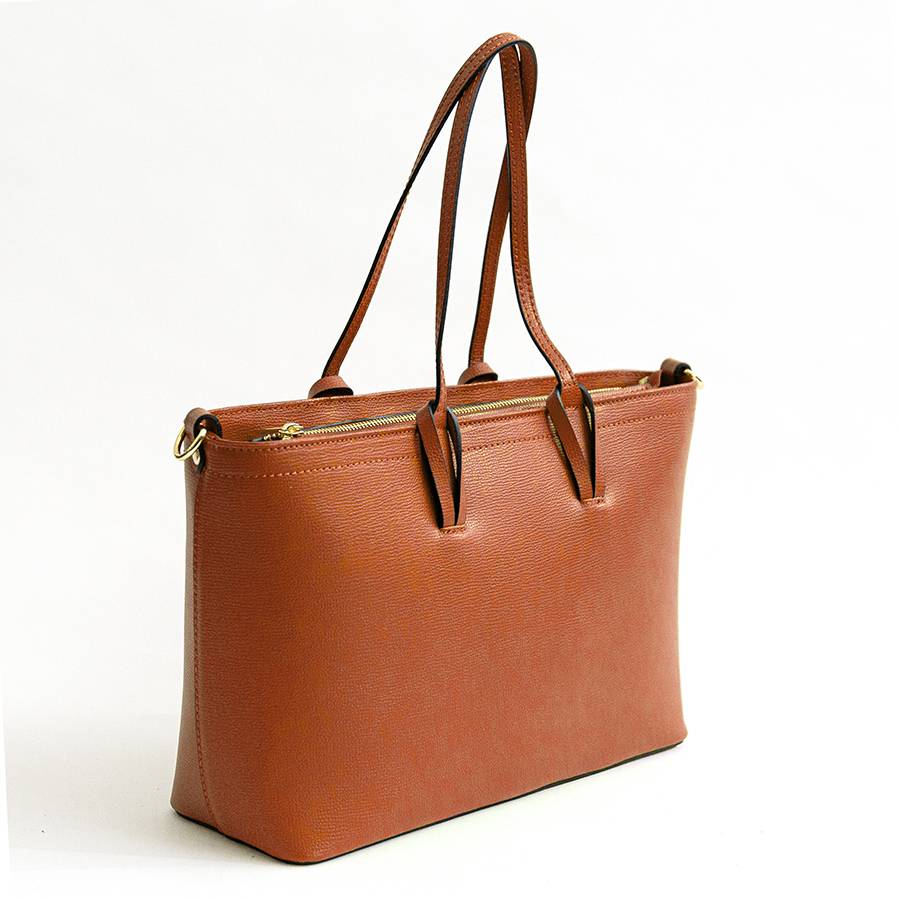 Laura Di Maggio NIKITA – Shopping in pelle saffiano mattone Sconto