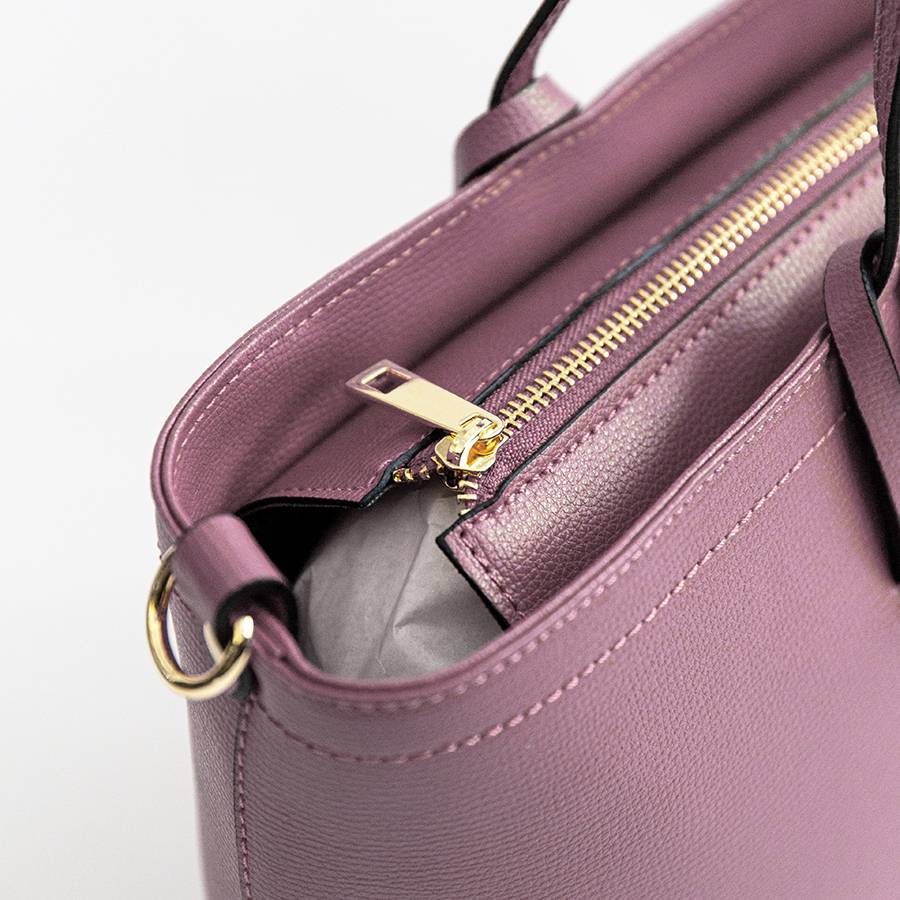 Laura Di Maggio NIKITA – Shopping in pelle saffiano malva Lightning offer