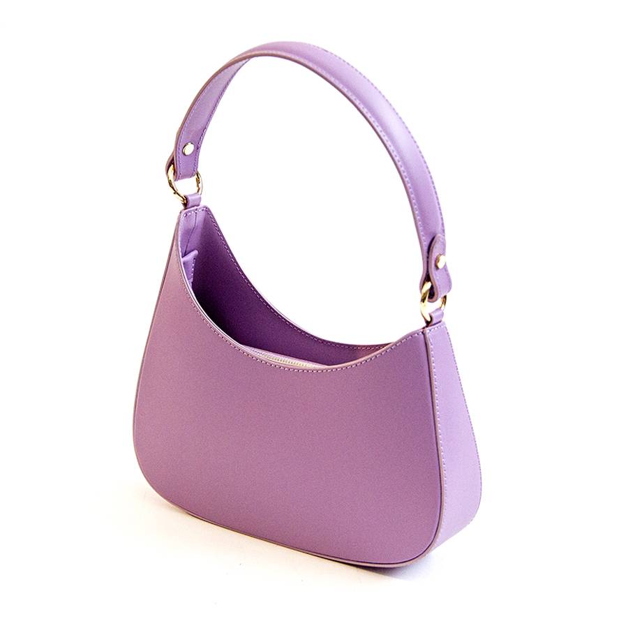 Laura Di Maggio EDI – borsa Hobo in pelle elegant malva Saldi Di Fabbrica