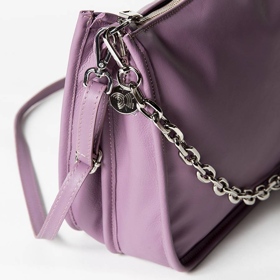 Laura Di Maggio POLLY – Postina in pelle nappa malva I Più Venduti