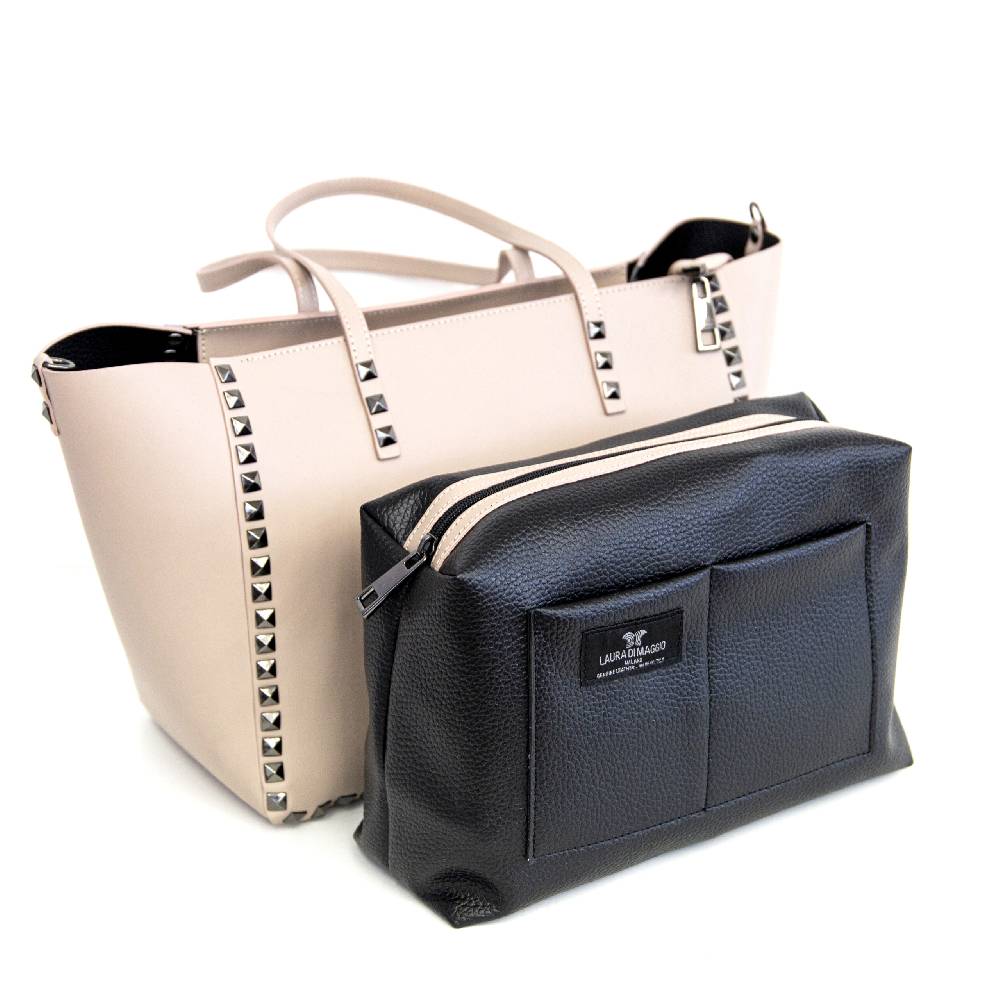 Laura Di Maggio BRIDGET – maxi bag con piccole borchie Negozio