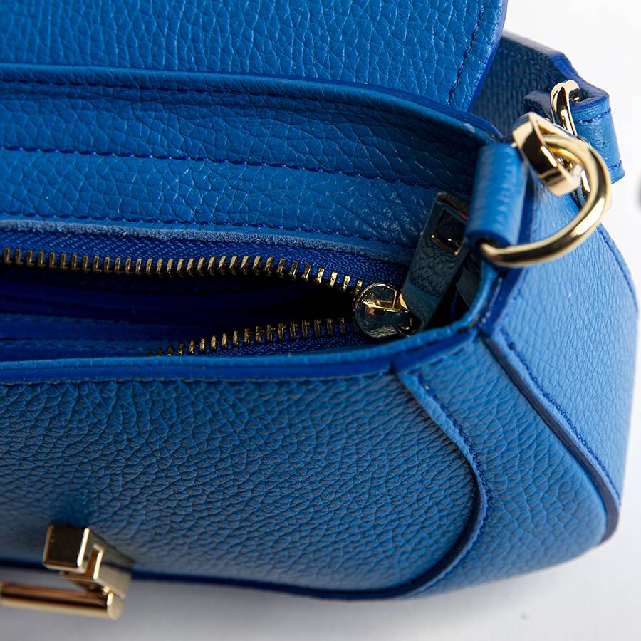 Laura Di Maggio SUSANNE – Postina in pelle dollaro blu Sottocosto