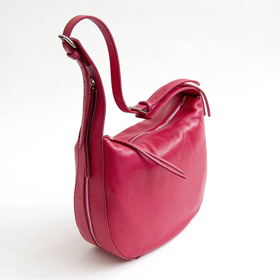 Laura Di Maggio VIKY – Sacca con manico regolabile in pelle azalea Offerta