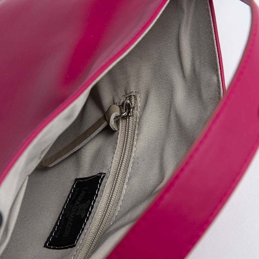 Laura Di Maggio JILLIAN MEDIUM – Borsa in pelle nappa azalea Vendita Calda