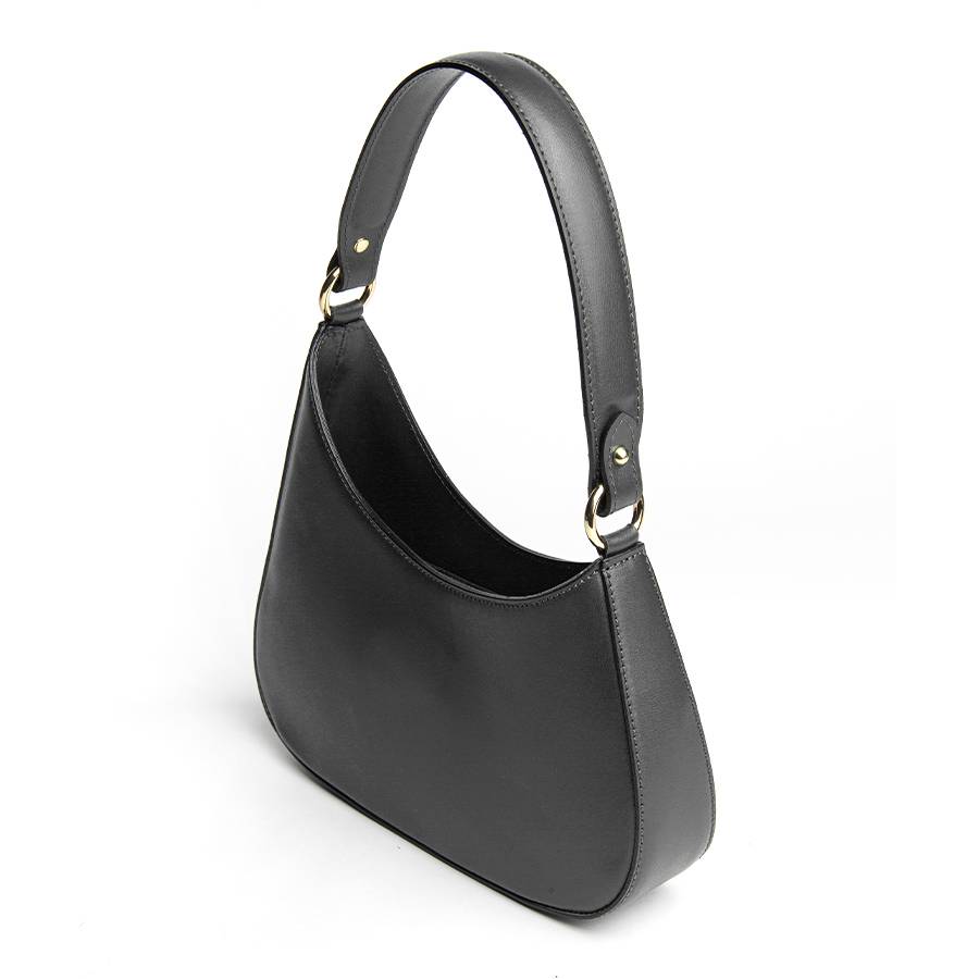 Laura Di Maggio EDI – borsa Hobo in pelle elegant nero Negozi Online