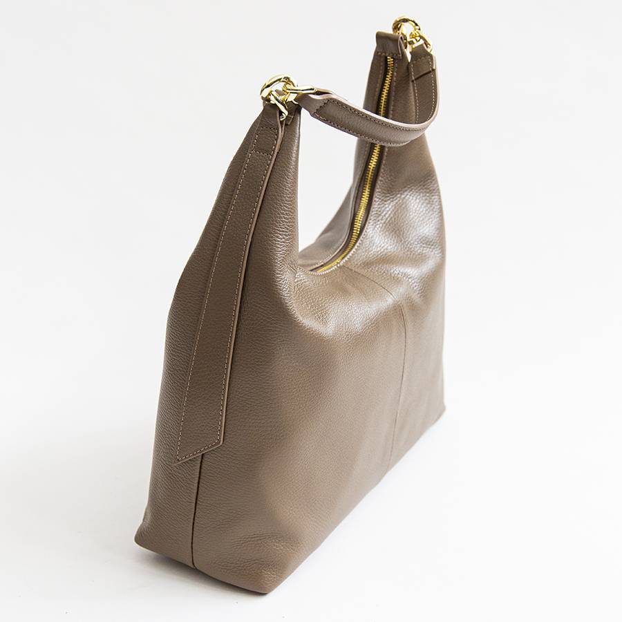 Laura Di Maggio SIDNEY – Sacca in pelle taupe In Saldo