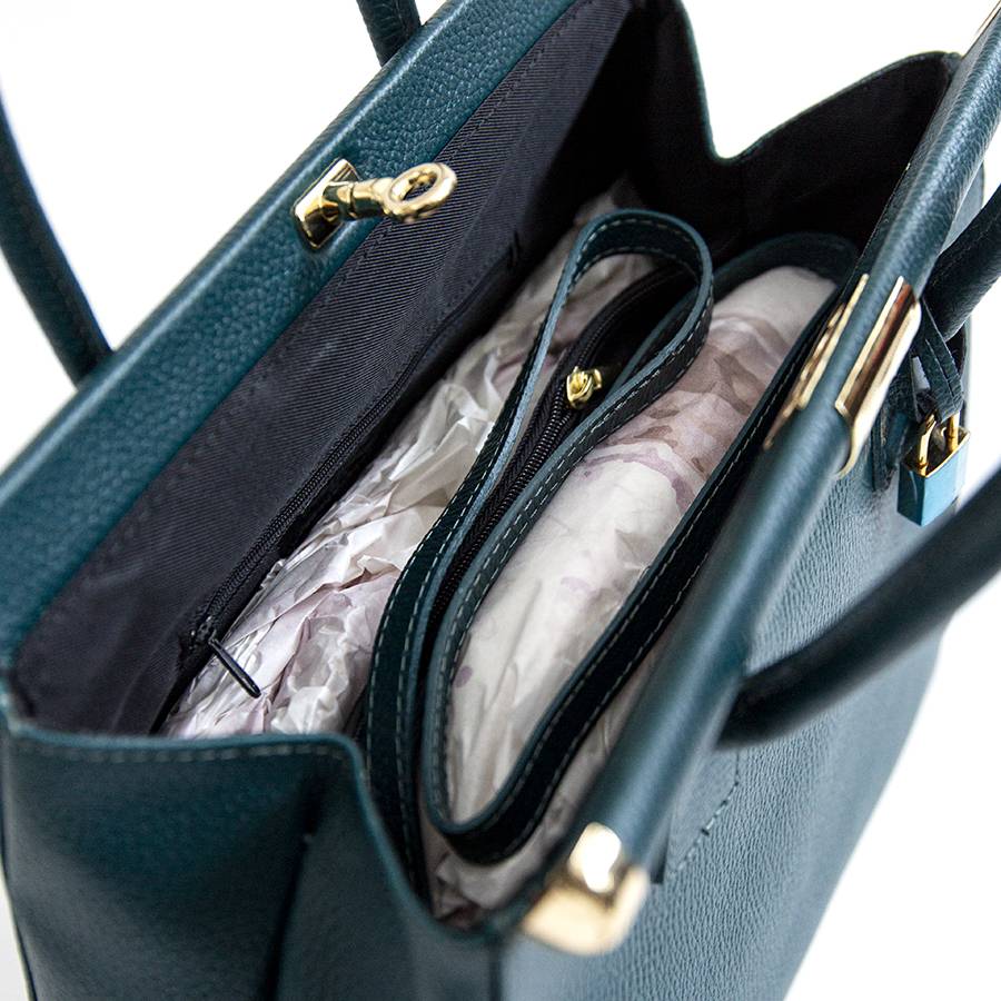 Laura Di Maggio DOCTOR – bauletto in pelle dollaro ottanio Ultimi due giorni