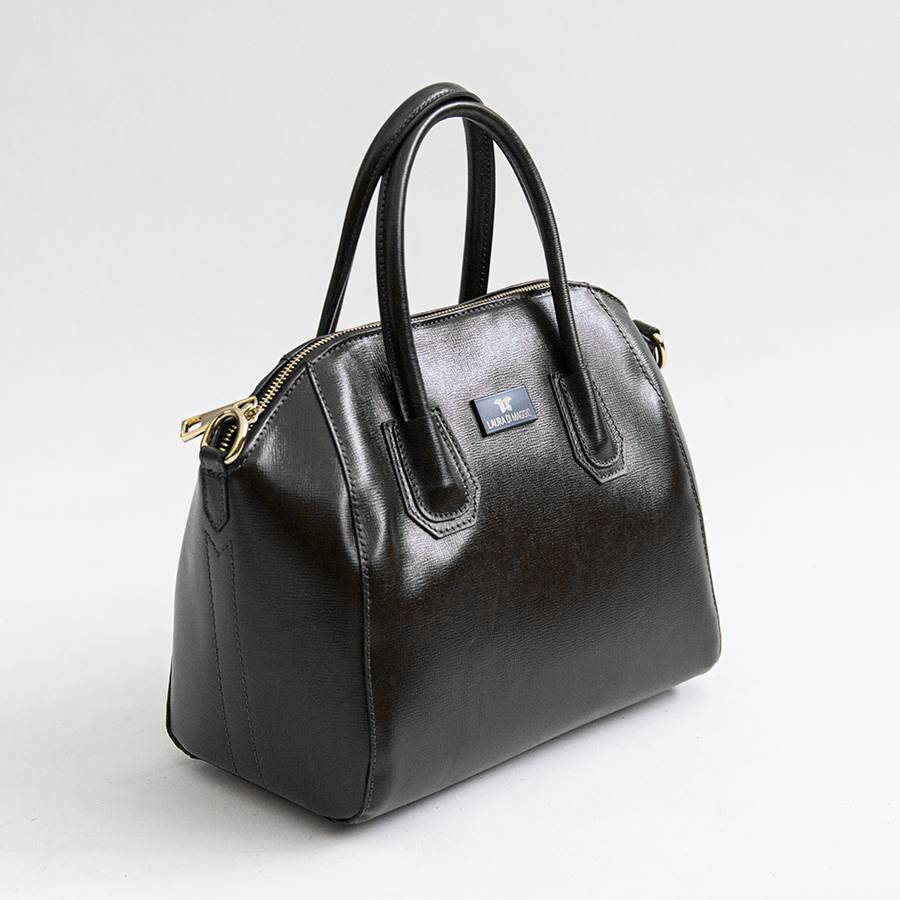 Laura Di Maggio ZAIRA – bauletto in palmellato nero Promozione temporanea