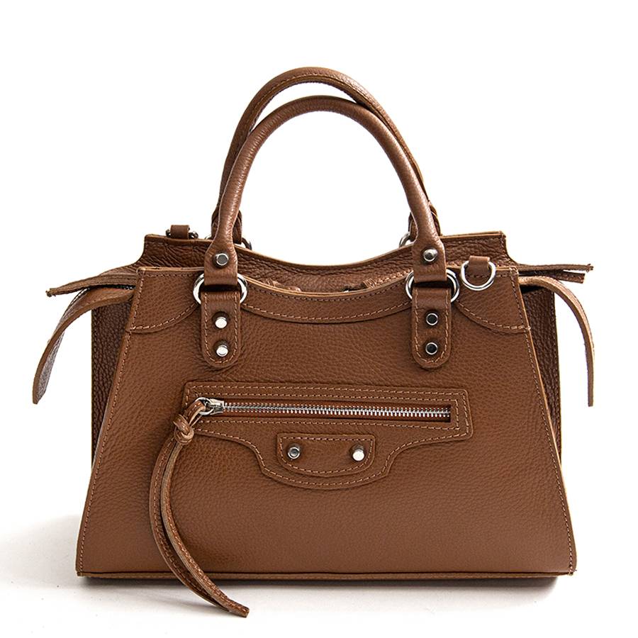 Laura Di Maggio BARCELLONA – bauletto in pelle cuoio Fino al 50% di sconto