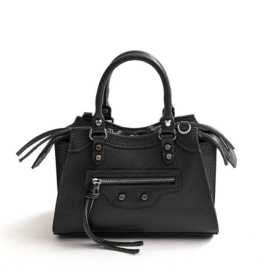 Laura Di Maggio BARCELLONA SMALL – bauletto in pelle nero Only for today