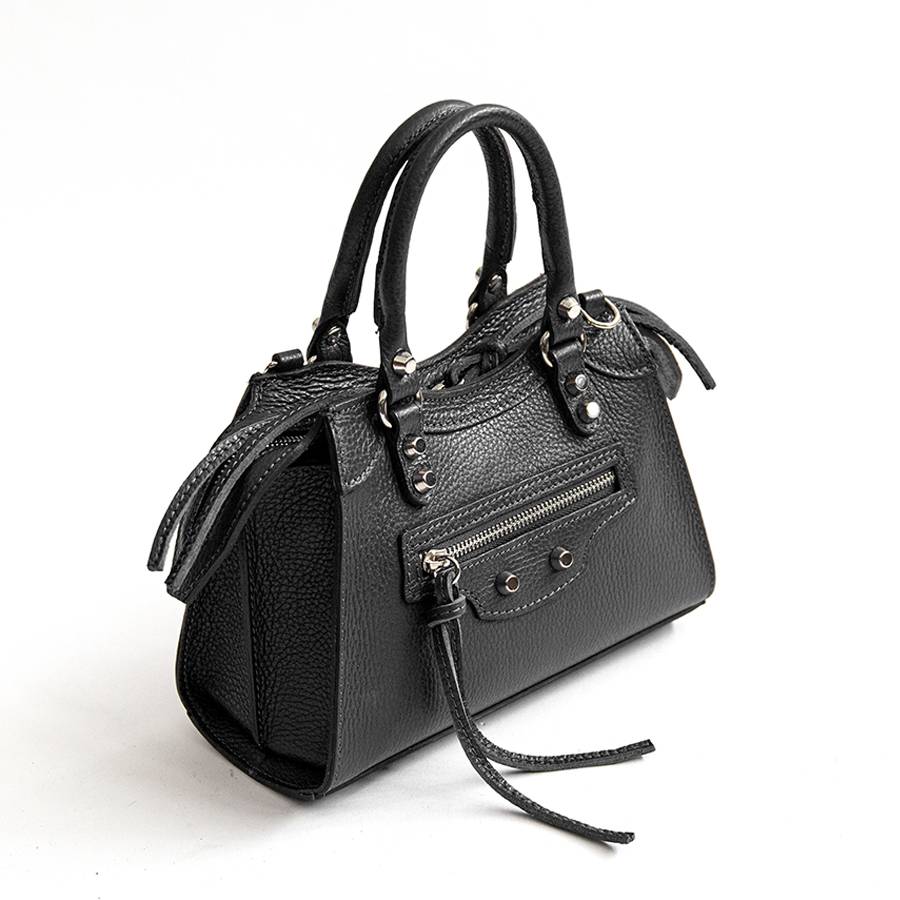 Laura Di Maggio BARCELLONA SMALL – bauletto in pelle nero Only for today