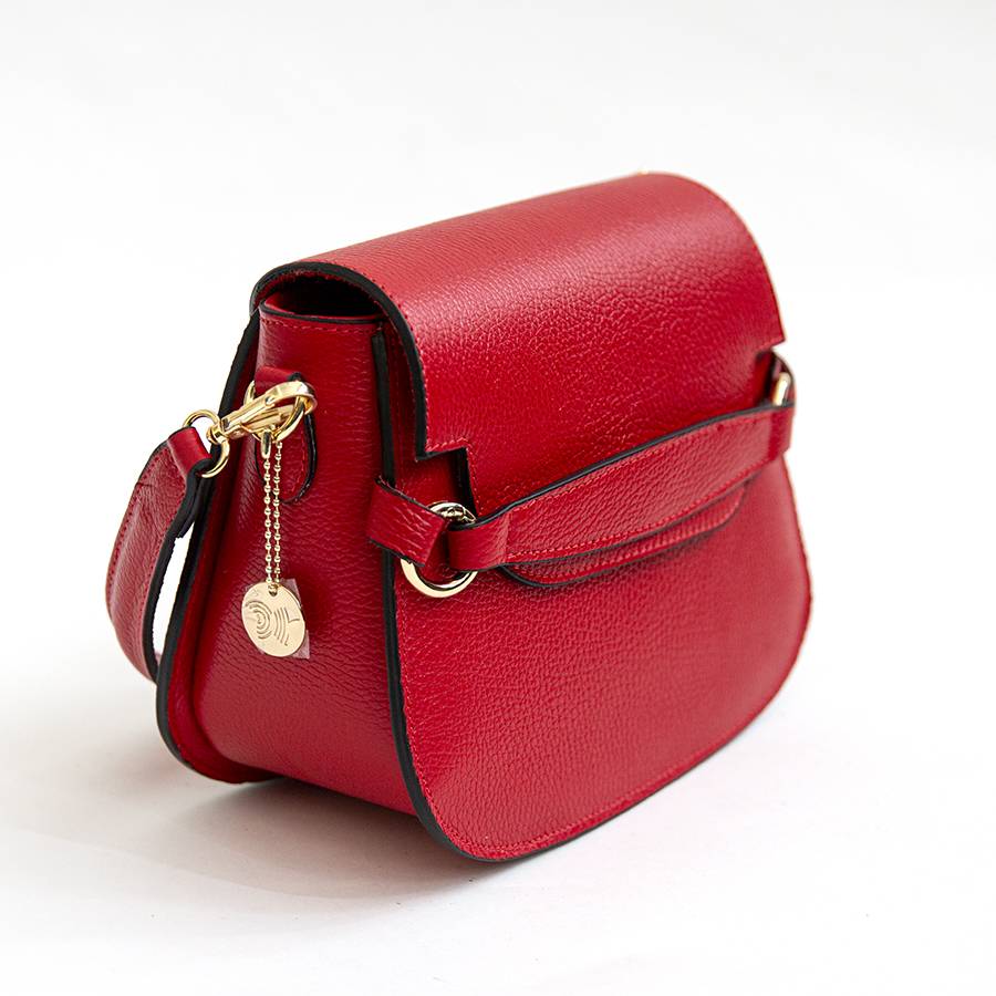 Laura Di Maggio SALLY – Postina con patta in pelle rossa Discount Store per i nuovi prodotti