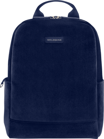 Moleskine Zaino TextileVelluto, Blu Zaffiro