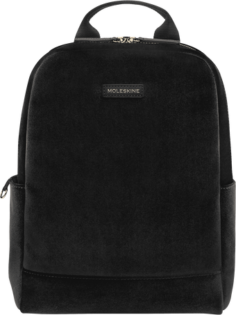 Moleskine Zaino TextileVelluto, Nero 2025