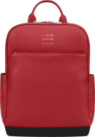 Moleskine Zaino PRO Moleskine in pelleCollezione Classic, Rosso In Linea