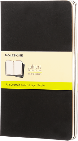 Moleskine Quaderni CahierSet da 3 quaderni, Nero Offerte
