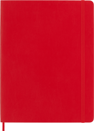 Moleskine Taccuino ClassicCopertina morbida, Rosso Scarlatto Saldi Di Fabbrica
