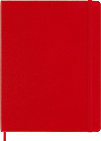 Moleskine Taccuino ClassicCopertina rigida, Rosso Scarlatto In Saldo