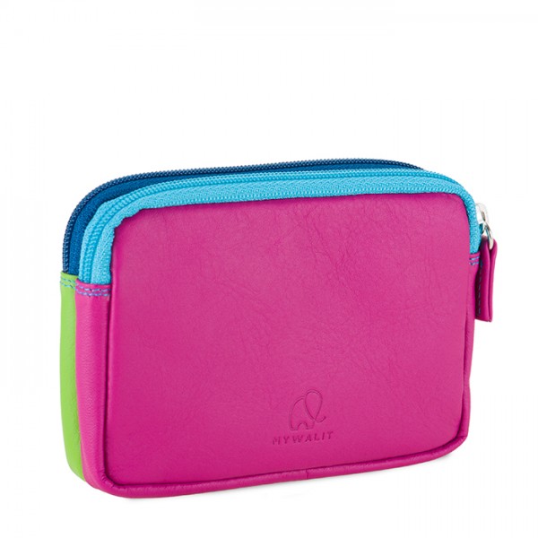 Mywalit Portafoglio/Astuccio in Pelle con doppia Zip Liguria Sconto