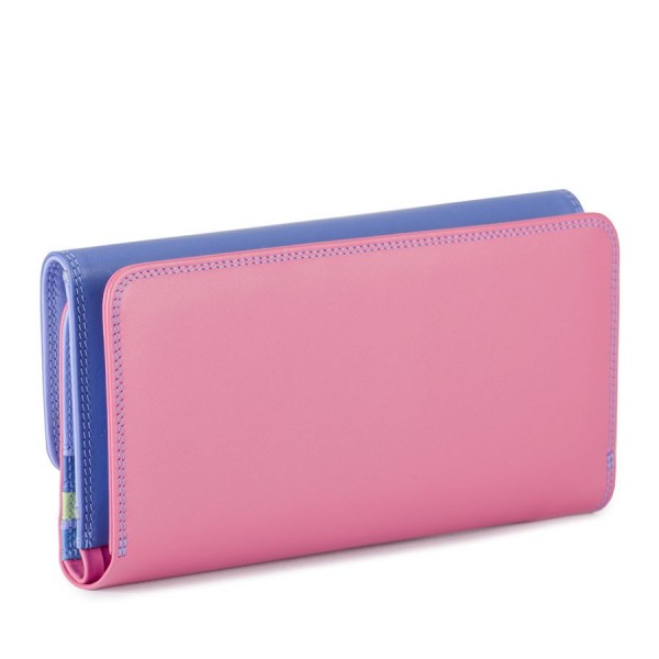 Mywalit Portafoglio a tre ante con zip Viola Spedizione Gratuita