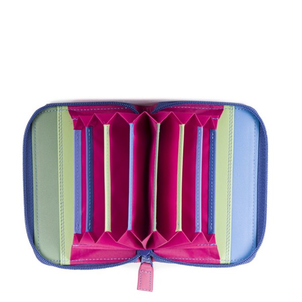 Mywalit Porta carte di credito con zip Viola Pezzi Unici