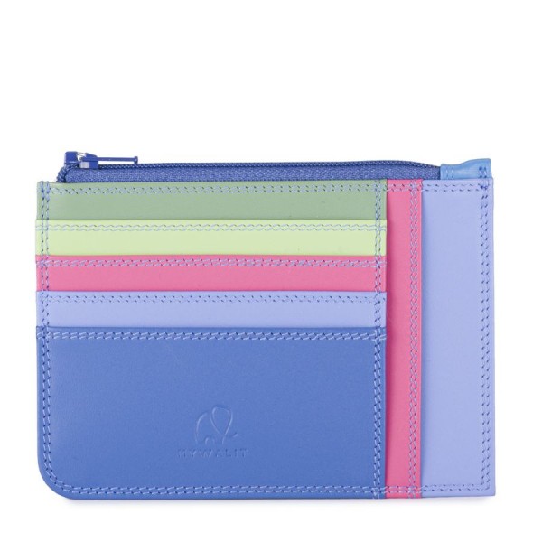 Mywalit Porta carte di credito slim con portamonete Viola