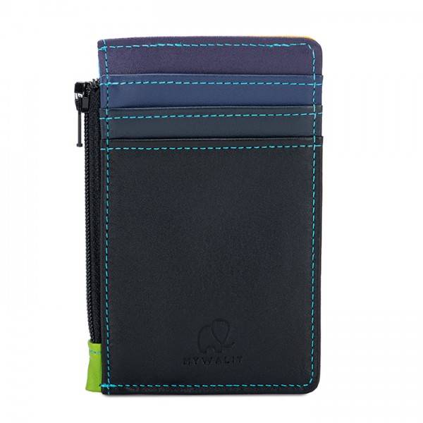 Mywalit Porta carte di credito con portamonete Black Pace