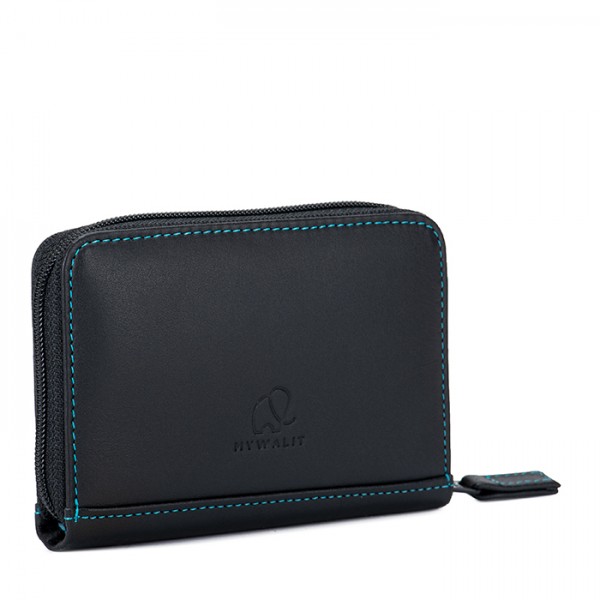 Mywalit Porta carte di credito con zip Black Pace Qualità