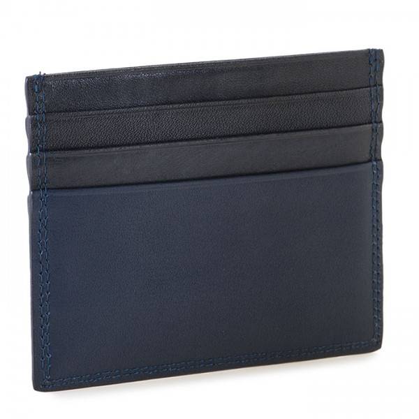 Mywalit Porta carte di credito doppio con tecnologia RFID Nero-Blu Spedizione Gratuita
