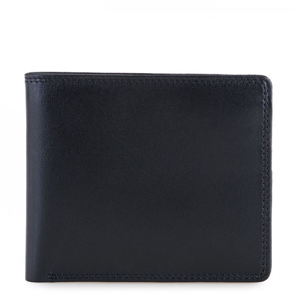 Mywalit Portafoglio da uomo standard E/W con tecnologia RFID Nero-Blu Convenienza
