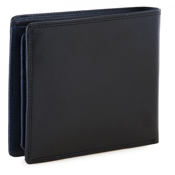 Mywalit Portafoglio da uomo grande con lente e protezione RFID Nero-Blu Offerta