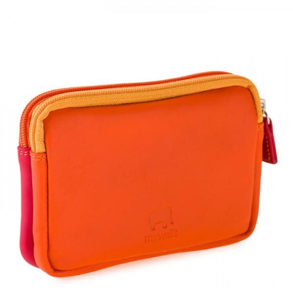 Mywalit Portafoglio/Astuccio in Pelle con doppia Zip Jamaica Consegna Veloce