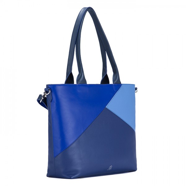 Mywalit Borsa Shopper Carrara Blu Moda