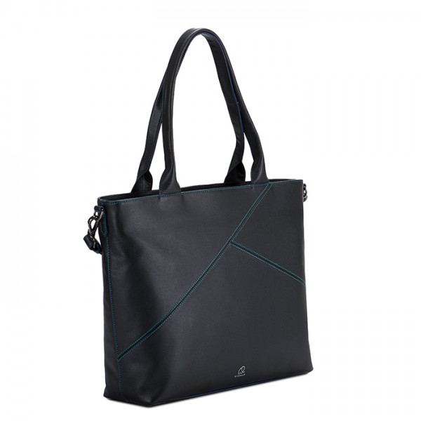 Mywalit Borsa Shopper Carrara Nero Italy