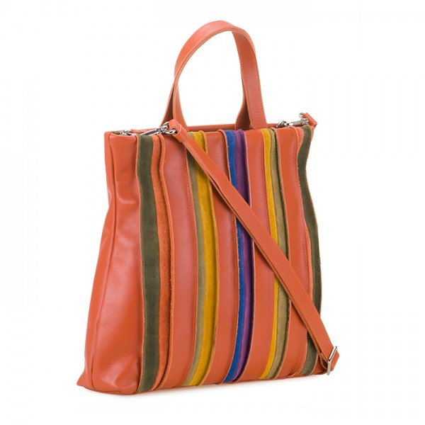 Mywalit Borsa Shopper Laguna in pelle e camoscio Lucca 2025