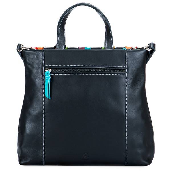 Mywalit Borsa Shopper Laguna in pelle e camoscio Nero In Linea
