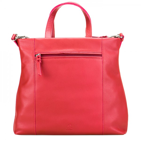 Mywalit Borsa Shopper Laguna in pelle e camoscio Vesuvio Nuovo