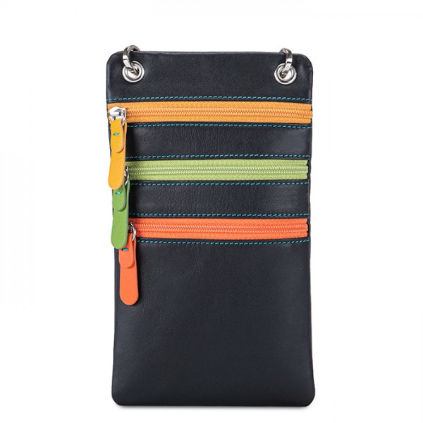 Mywalit Organiser con tripla zip da collo Black Pace